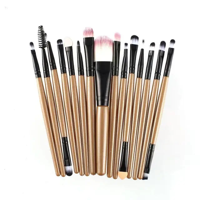 15pcs/set Makeup Brushes Eyelash Powder Tool