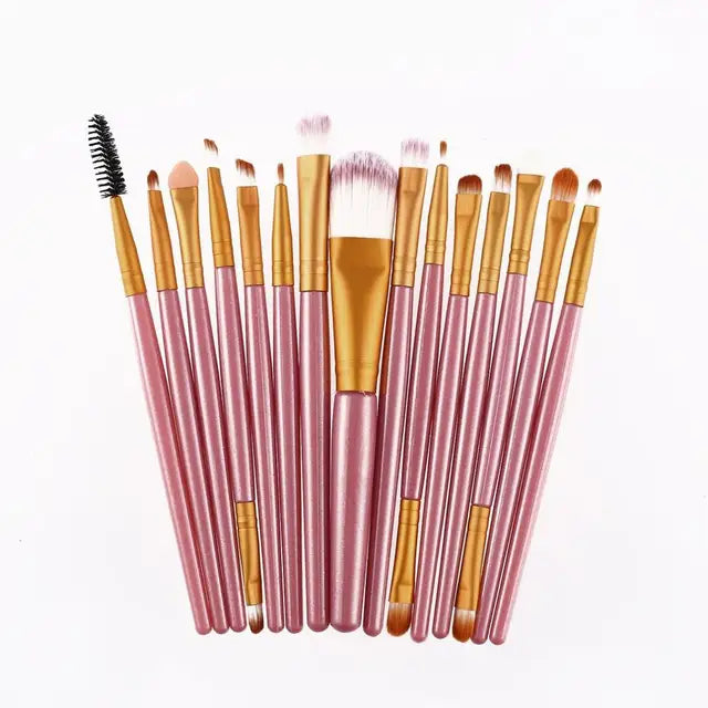 15pcs/set Makeup Brushes Eyelash Powder Tool
