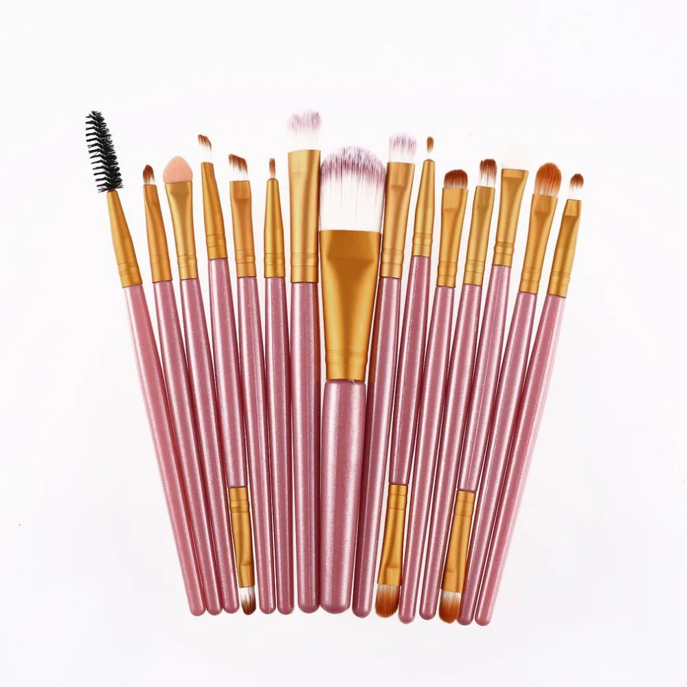 15pcs/set Makeup Brushes Eyelash Powder Tool