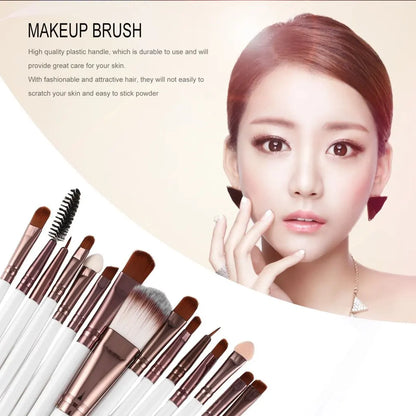 15pcs/set Makeup Brushes Eyelash Powder Tool