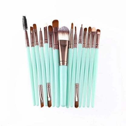 15pcs/set Makeup Brushes Eyelash Powder Tool
