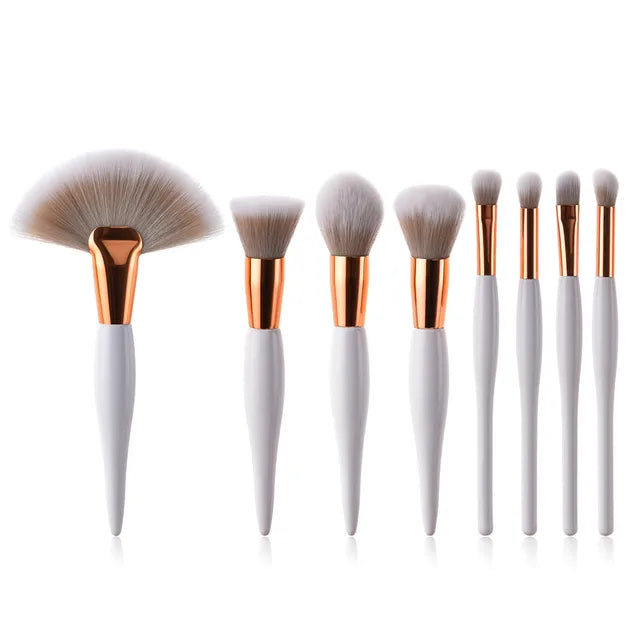 8 pcs Makeup Brushes Set Foundation Eyeshadow  Tool