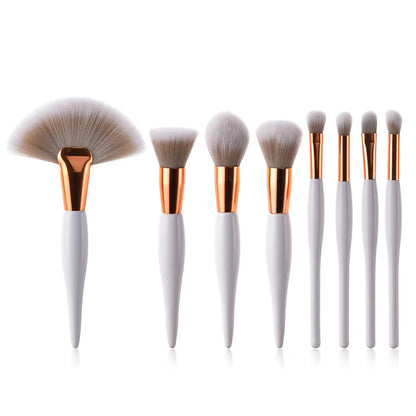 8 pcs Makeup Brushes Set Foundation Eyeshadow  Tool