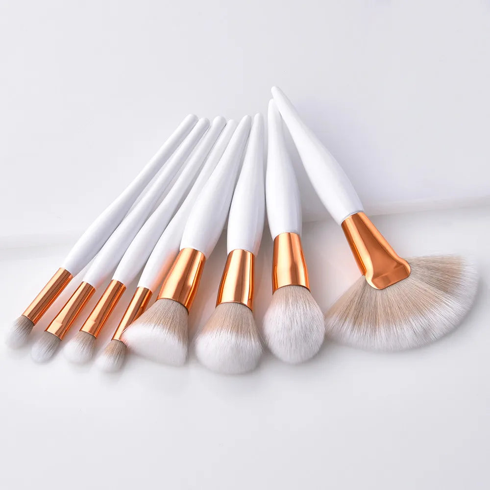 8 pcs Makeup Brushes Set Foundation Eyeshadow  Tool