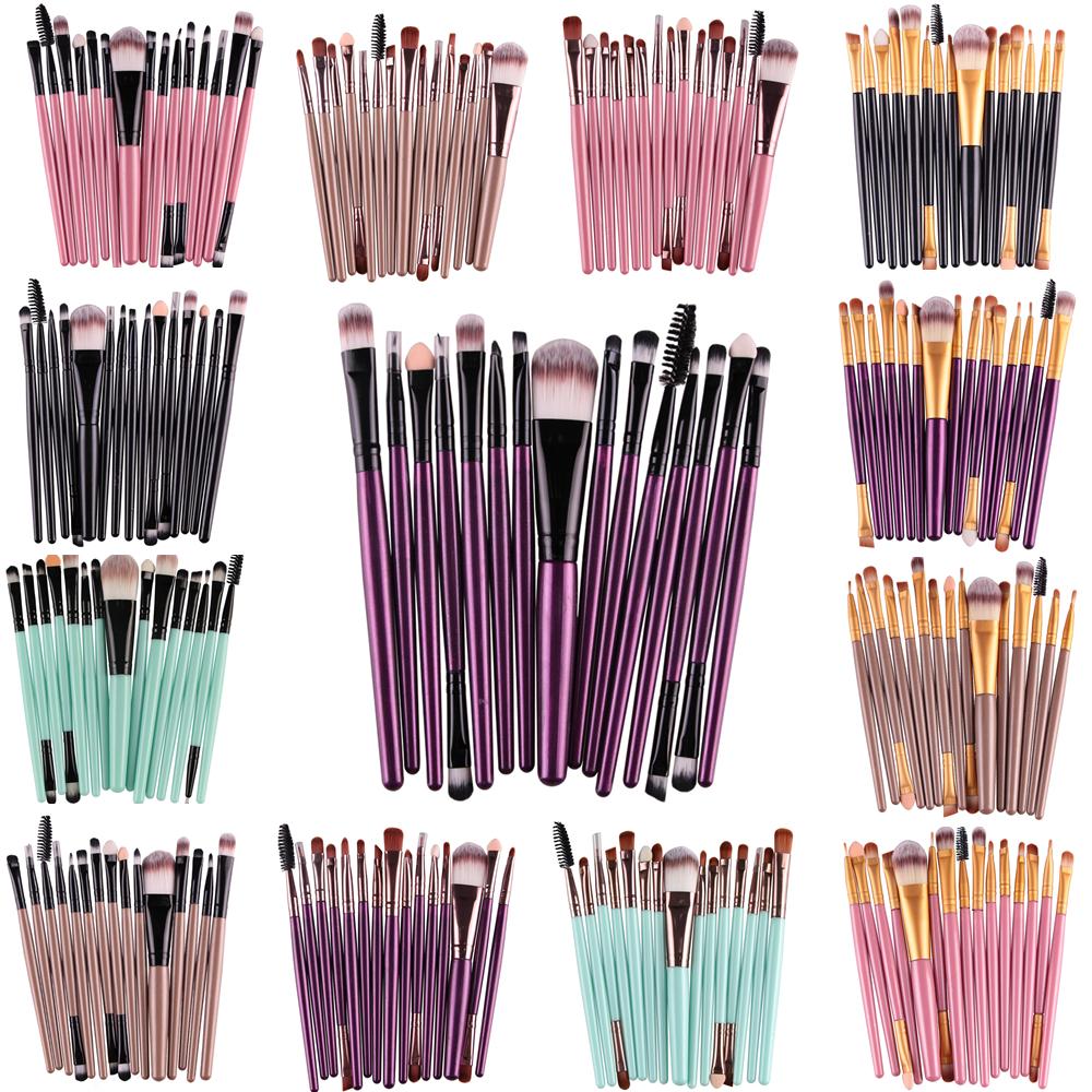 15Pcs Makeup Brushes Set Eye Shadow  Make Up Tool