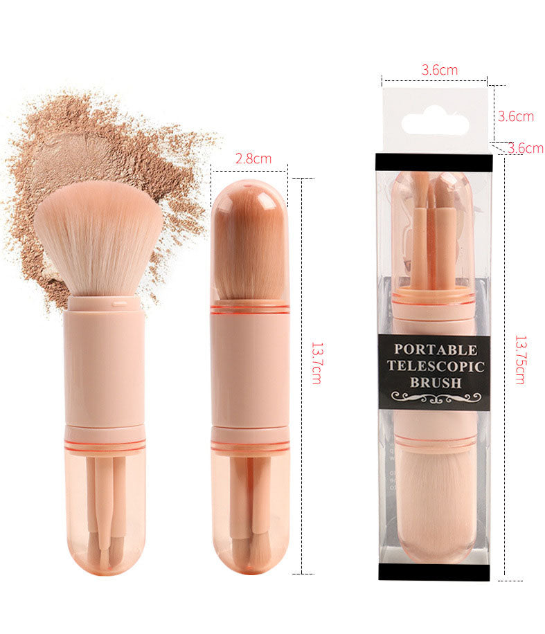 4-in-1 Makeup Brush Beauty Tool