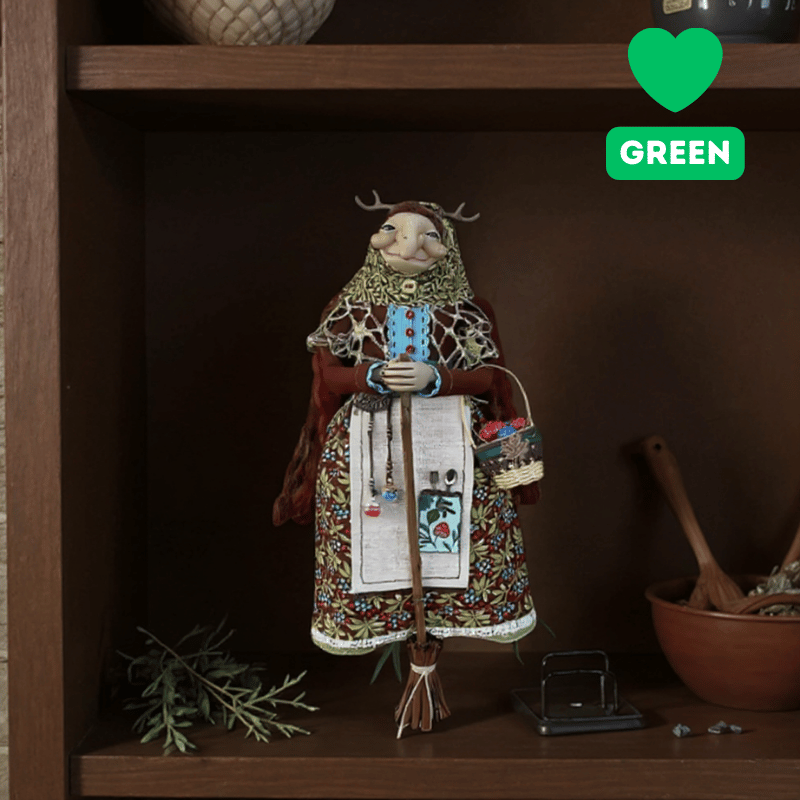 Final 3 Hours: 60%OFF🔥🧙Handmade Kitchen Witch Doll